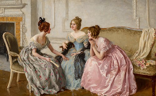 Gossip, , Charles Haigh Wood