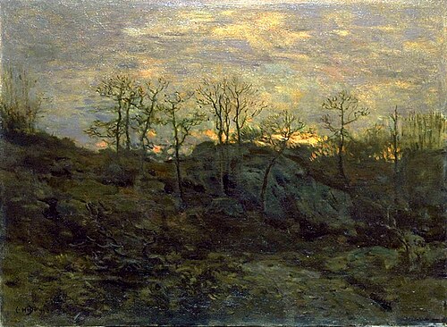 Edge of the Forest, Twilight, 1890, Charles Harold Davis