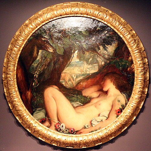 sleeping nymphe, 1915, Charles Haslewood Shannon