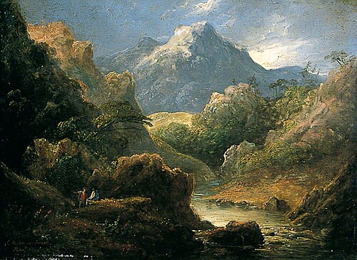 Landscape, 1825, Charles Henry Schwanfelder