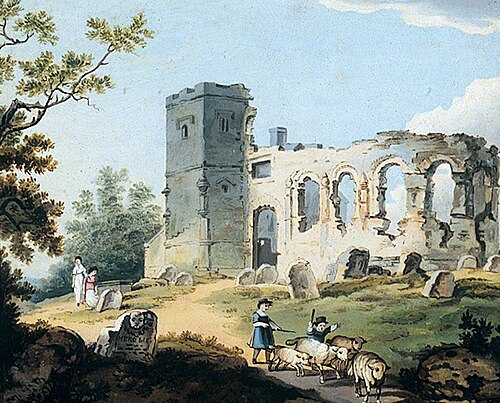 Ruined Abbey, , Charles Henry Schwanfelder