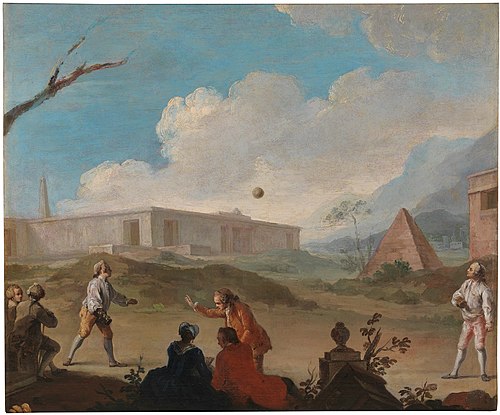 Le Jeu de balle., 1779, Charles Joseph Flipart