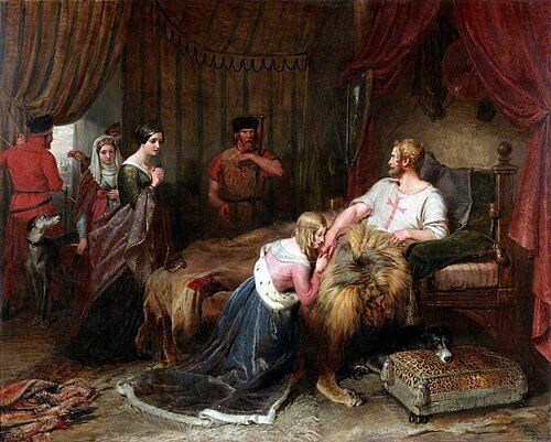 A Scene from Walter Scott's 'The Talisman', 1850, Charles Landseer