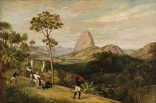 View of Sugarloaf Mountain from the Silvestre Road, 1827, Charles Landseer