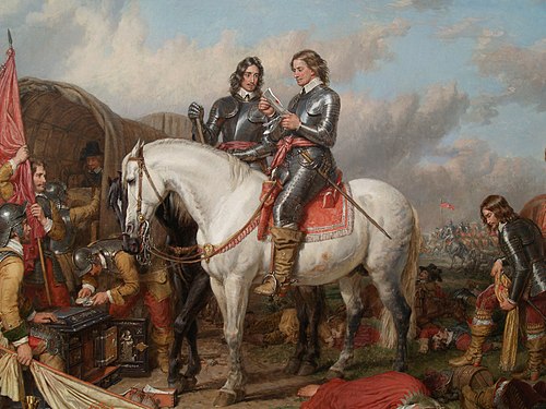 The Battle of Naseby., , Charles Landseer