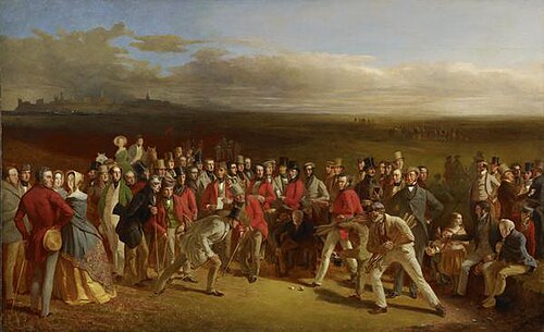 The Golfers, 1847, Charles Lees