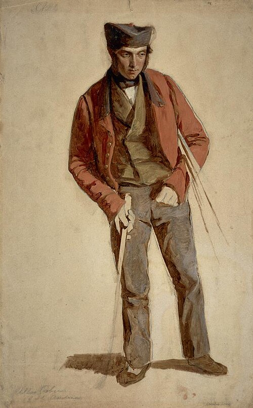 Allan Robertson, fl. 1847. Golf ball maker, 1847, Charles Lees