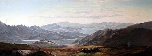 Mountain Scene, Wales (?), , Charles Leslie
