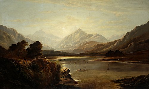 Loch Lubnaig, Perthshire, 1882, Charles Leslie