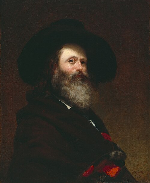 Self Portrait, 1860, Charles Loring Elliott