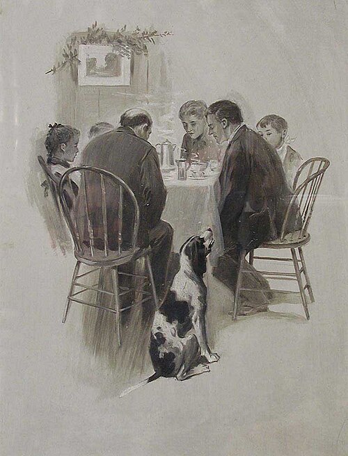 Illustration for James Whitcomb Riley's "A Defective Santa Claus", 1904, Charles M. Relyea