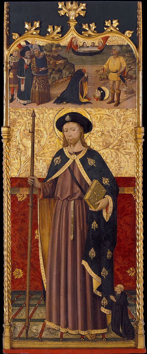 Saint James with a Donor, Decapitation of Saint James, 1450, Master of Cruïlles