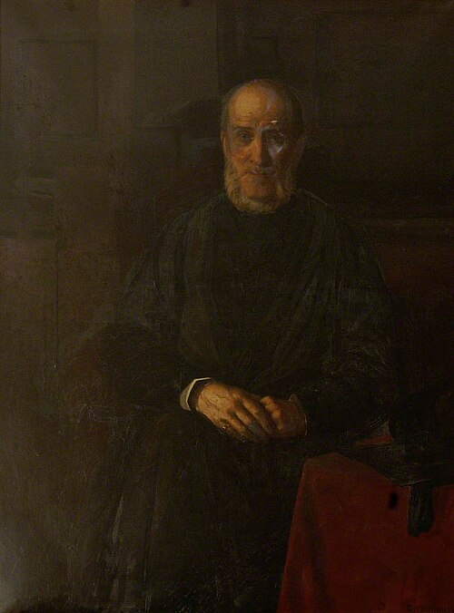 Dr D. P. Chase, Principal of St Mary's Hall (1857–1902), 1878, Charles Napier Kennedy