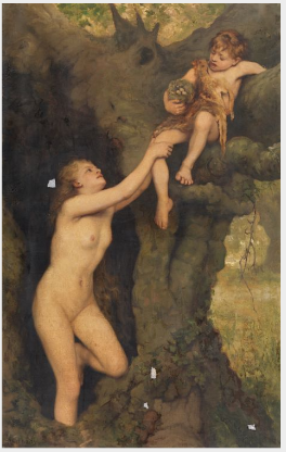 The Boy and the Dryad, 1889, Charles Napier Kennedy