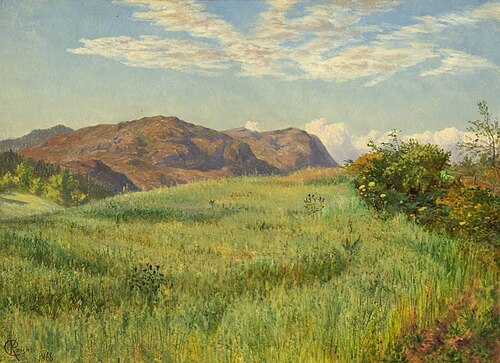 A Highland Oatfield, 1868, Charles Parsons Knight