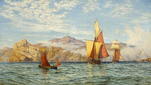 Ramsey Island, off Pembrokeshire, 1876, Charles Parsons Knight