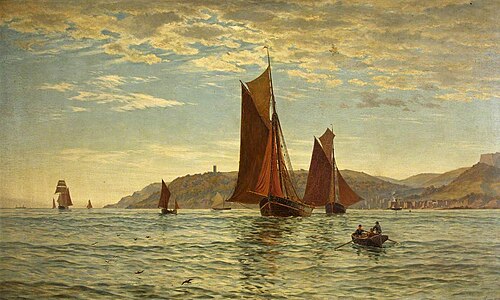 Cawsand Bay, 1877, Charles Parsons Knight