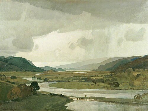 Summer Flood, North Wales (The Valley of the Mawdach near Dolgelly), , Charles Parsons Knight