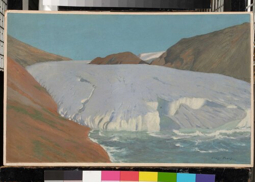 A glacier, , Charles Pears