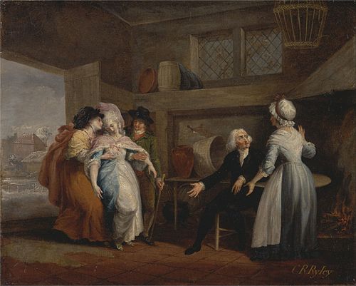 'The Vicar of Wakefield,' Vol. II, Chap. III: The Return of Olivia, 1786, Charles Reuben Ryley