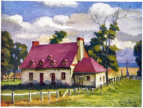 Maison des Jésuites à Sillery, 1926, Charles Maillard
