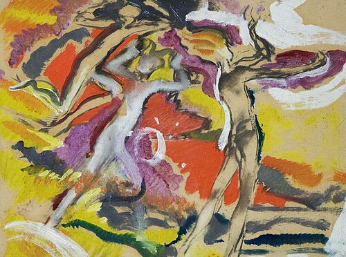 Sketch for 'Someone Passes', , Charles Sims