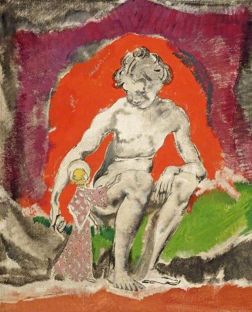 Seated Child, , Charles Sims