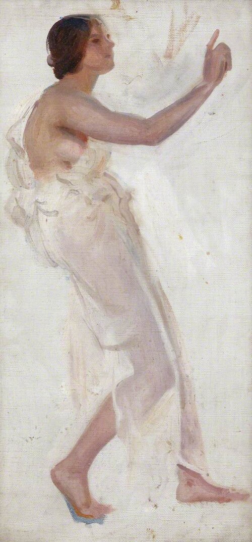 Female Figure (study), , Charles Sims