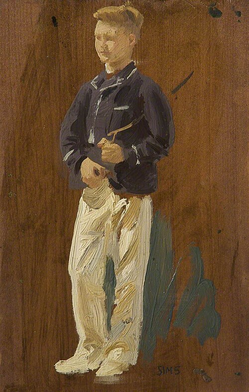 Study of a Boy, , Charles Sims