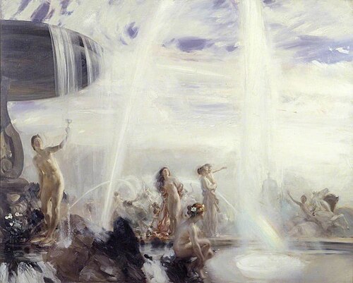 The Fountain, 1907, Charles Sims