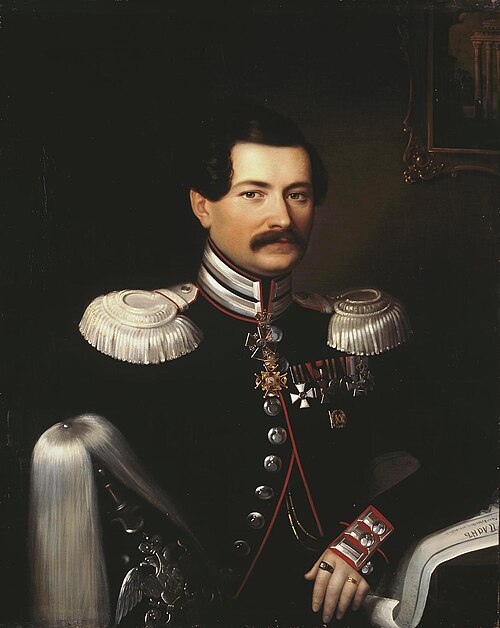 Portrait of Arkady Telyakovsky (1806-1891), 1848, Gavriil Yakovlev