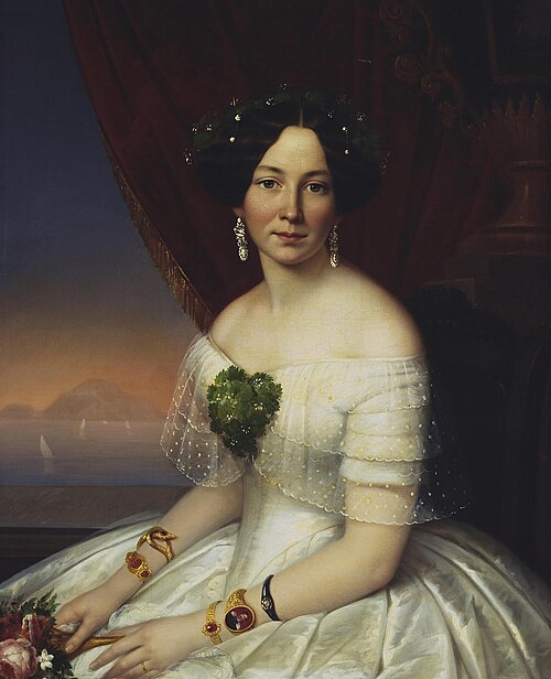 Portrait of Julia Telyakovskaya, 1848, Gavriil Yakovlev