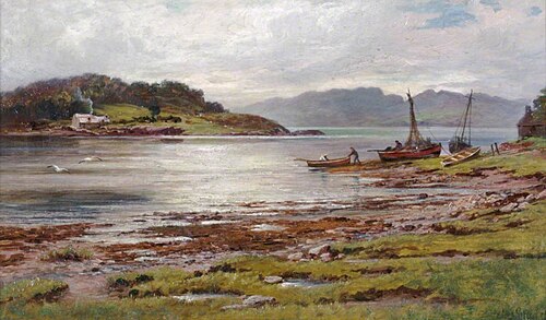 Fishing Boats, 1881, Charles Stuart