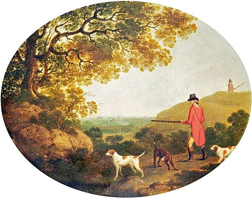 Two Gentlemen Shooting, 1790, Charles Towne