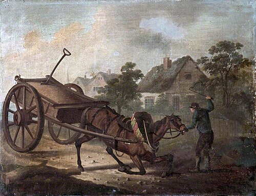 Fallen-in Shafts of a Huckster's Cart, , Charles Towne