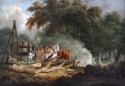 Woodmen Carting Timber, , Charles Towne