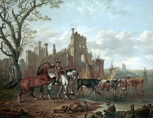 Castle Ruins, 1824, Charles Towne