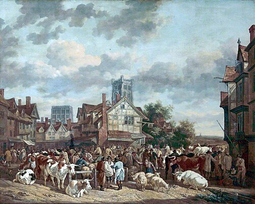 Norwich Cattle Fair, Norfolk, 1826, Charles Towne