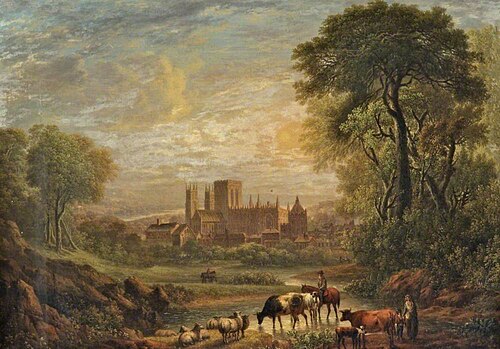 Landscape with York Minster, 1831, Charles Towne