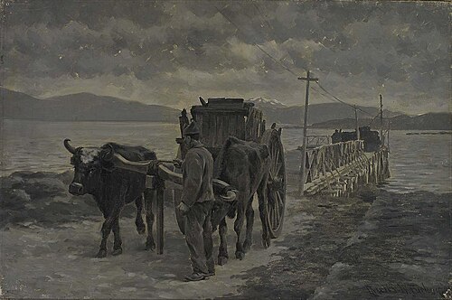 Argentine Convict with Ox Team, 1908, Charles W. Furlong