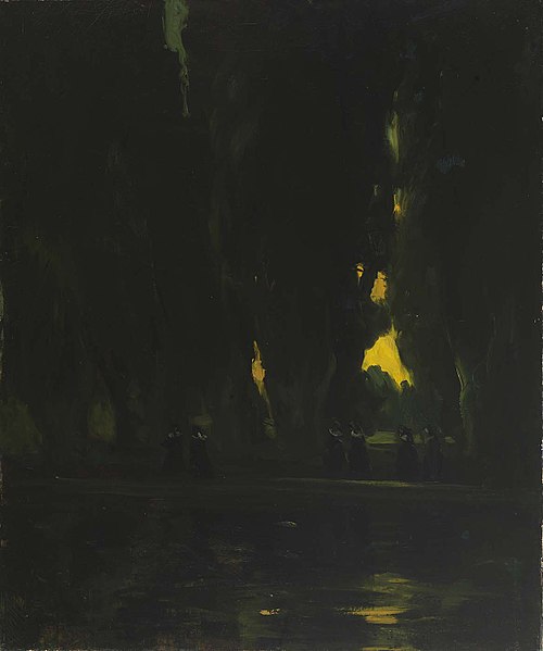 Villa Falconieri, 1906, Charles Walter Stetson