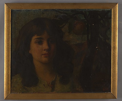 Gertrude by an Orange Tree, 1891, Charles Walter Stetson