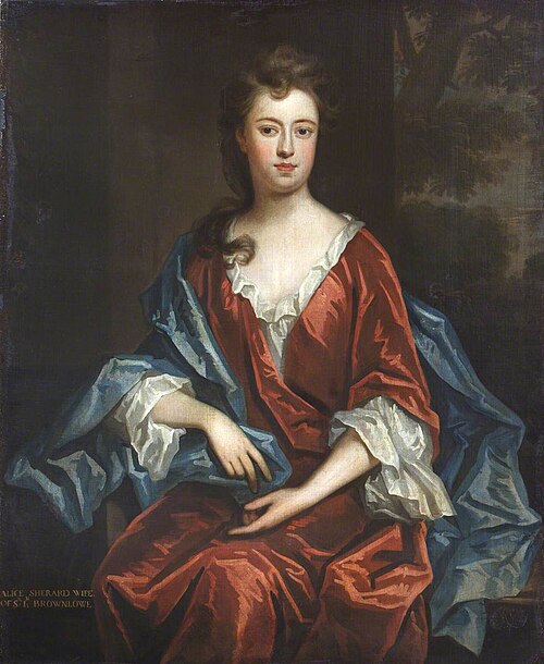 Alicia Brownlow, Lady Guilford (1684-1727), 1710, Charles d'Agar