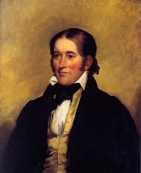 DAVY CROCKETT (1786-1836)., 1834, Chester Harding