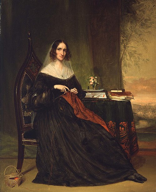 Mrs. Abbott Lawrence (Katherine Bigelow), 1855, Chester Harding
