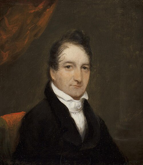 Portrait of Dr. Joseph Henshaw Flint, 1829, Chester Harding