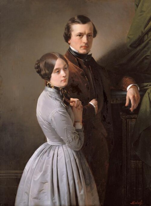 M. et Mme Édouard Dubufe, 1846, Claude Marie Dubufe