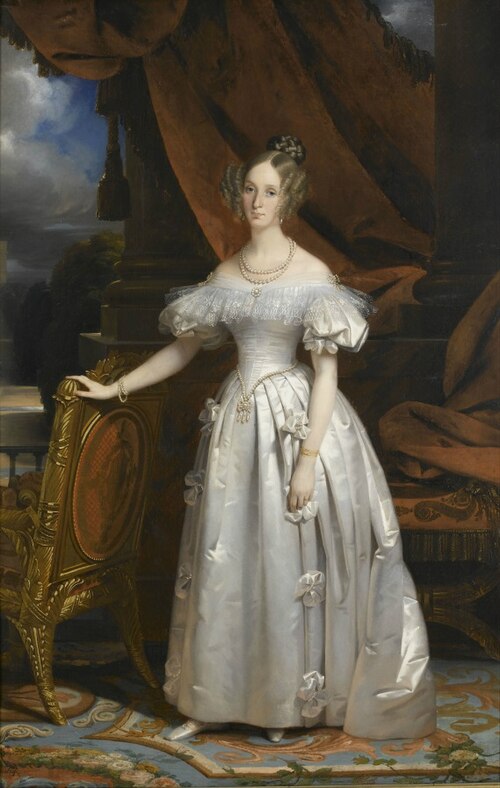 Louise d’Orléans, reine des Belges, 1836, Claude Marie Dubufe