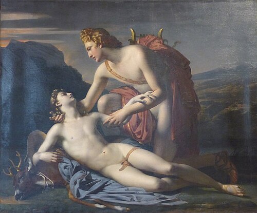 Apollon et Cyparisse, 1821, Claude Marie Dubufe