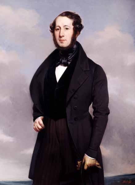 Portrait d'un homme, , Claude Marie Dubufe